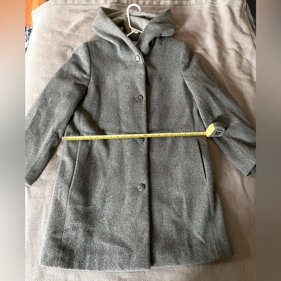 Vintage Hooded Wool Coat - Picture 7 of 9